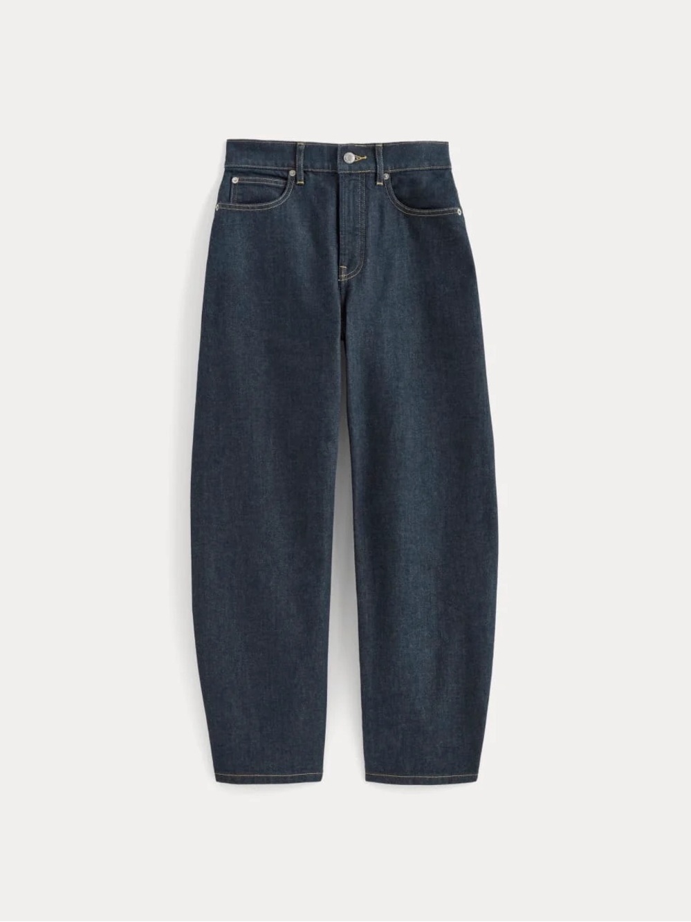 Everlane Way-High Curve Jeans in Dark Indigo - Picture 3 of 4